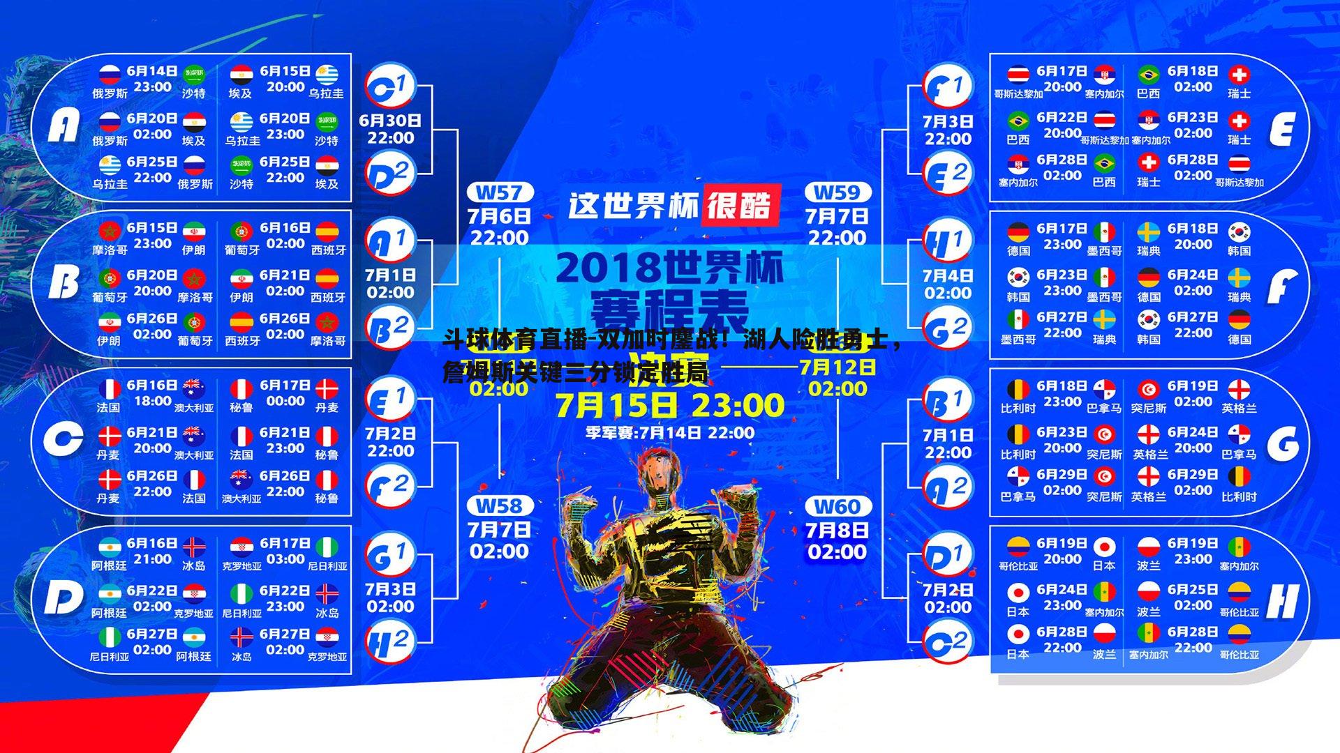 双加时鏖战！湖人险胜勇士，詹姆斯关键三分锁定胜局